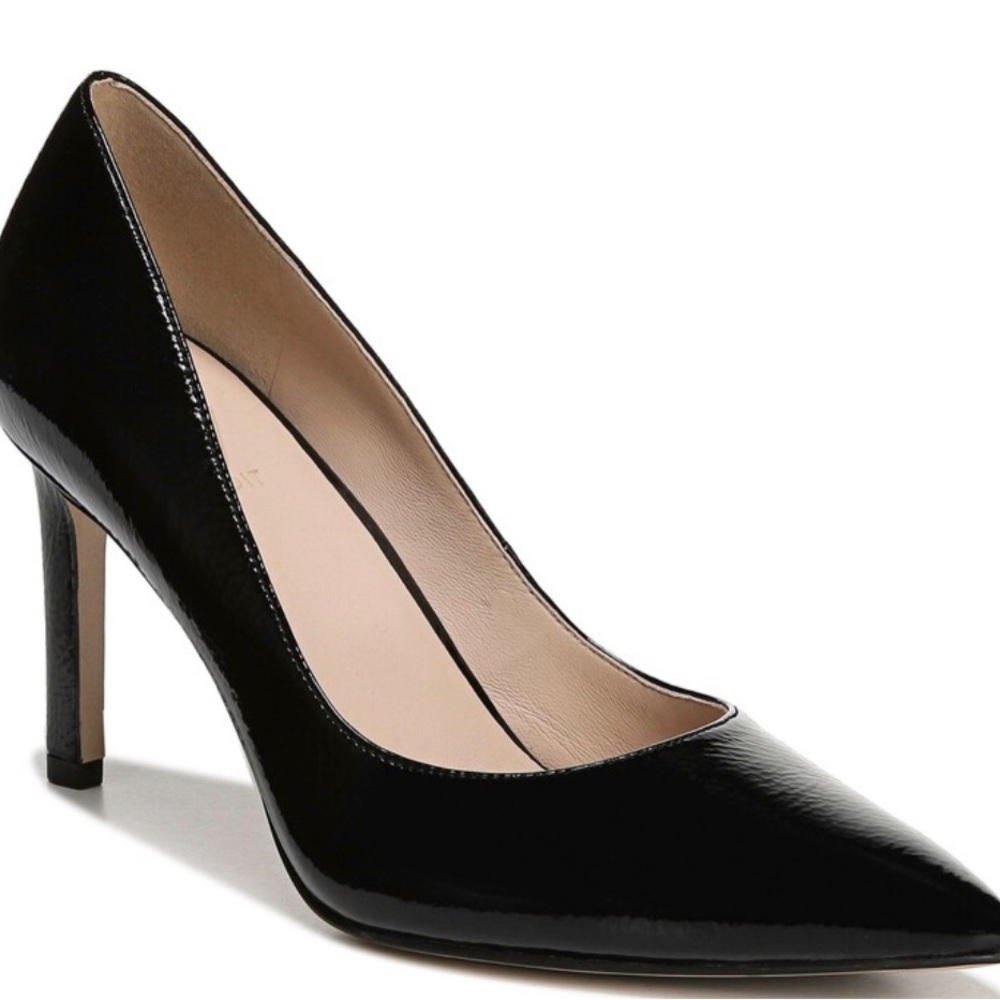 Black pointy heels